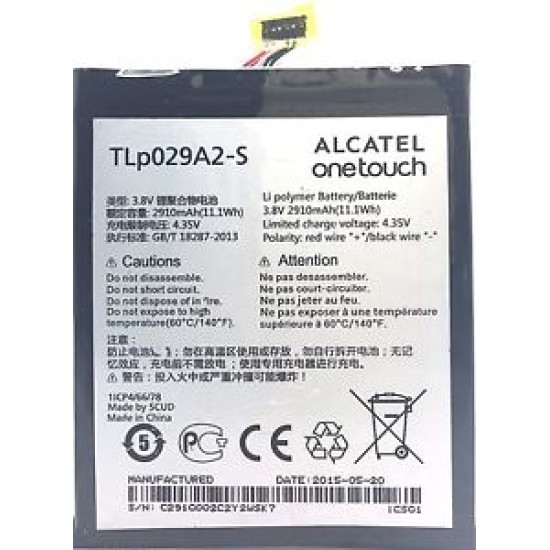 BATERIA TLP029A2-S 3.8V ALCATEL ONE TOUCH IDOL 3 6045O